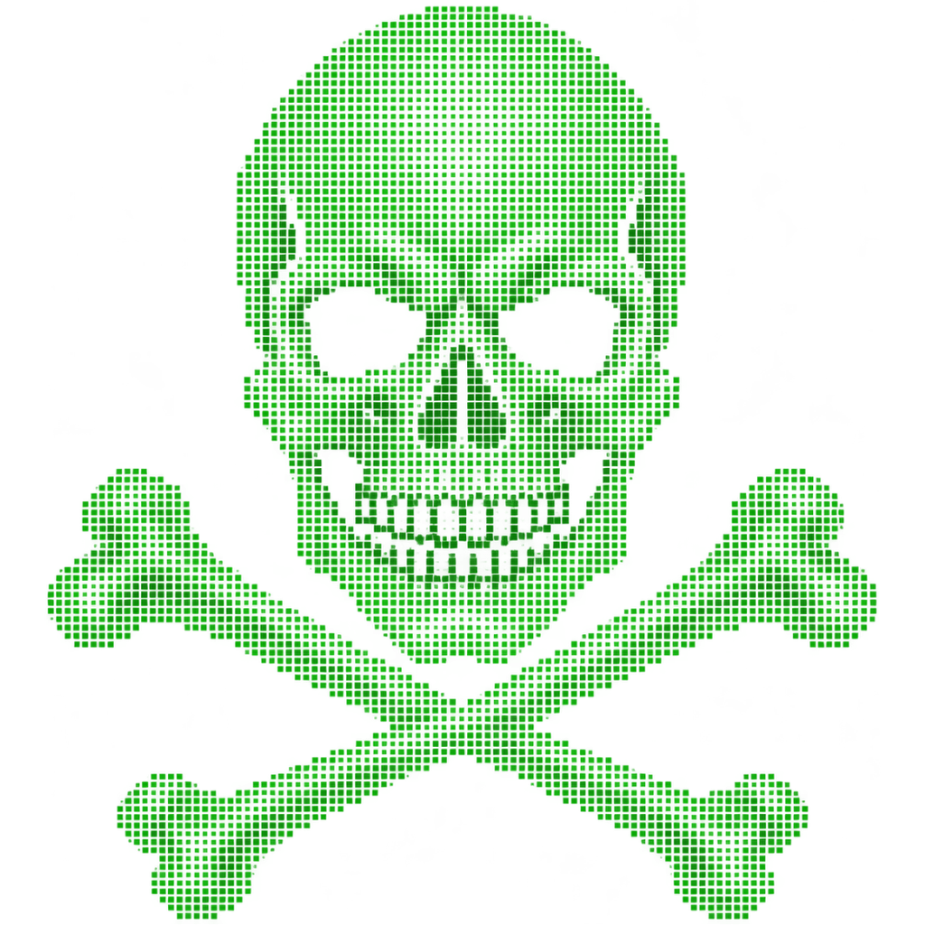 Jaxoryn pixel skull and crossbones